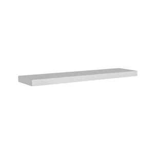 EuroStyle Barney Floating Shelf/Shelving in High Gloss White