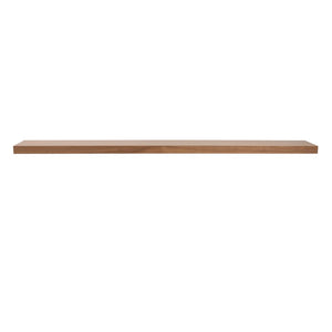 EuroStyle Barney Floating Wall Shelf with American Veneer Finish for Modern Display Space Walnut 09747WAL