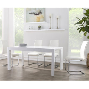 EuroStyle Barney Floating Wall Shelf with American Veneer Finish for Modern Display Space White 09747WHT