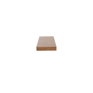 EuroStyle Barney Wall Mounted Floating Shelf American Wood Veneer Bracket Free Display Ledge Walnut 09748WAL