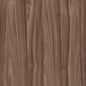 EuroStyle Abby 63 Inch Gloss Lacquer Rectangular Dining Table Seats 6 for Modern Spaces Walnut 09778-WAL-KIT