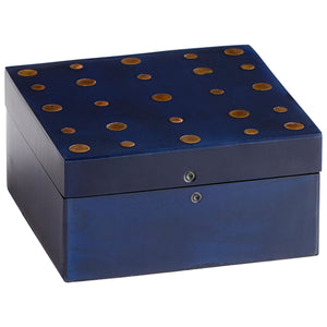 Dotty Container Black and Brass 09788 Cyan Design