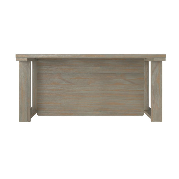English Elm Amherst Solid Wood Lift Top Entryway Bench with Hidden Storage Compartments Gray B136P420744