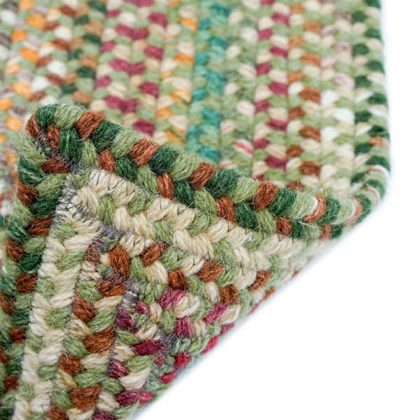 Capel Rugs Bear Creek Wheat Braids: Cozy Up To Nature With Our Charming Sherwood Forest-inspired Collection Sage, Tan 50% Wool,45% Nylon,5% Other Fibers 0980qs00360036225