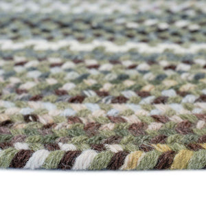 Capel Rugs Bear Creek Wheat Braids: Cozy Up To Nature With Our Charming Sherwood Forest-inspired Collection Olive Branch, Tan 50% Wool,45% Nylon,5% Other Fibers 0980vs00360060250