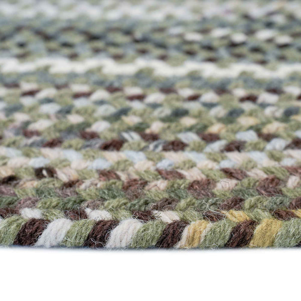 Capel Rugs Bear Creek Wheat Braids: Cozy Up To Nature With Our Charming Sherwood Forest-inspired Collection Olive Branch, Tan 50% Wool,45% Nylon,5% Other Fibers 0980vs00360060250