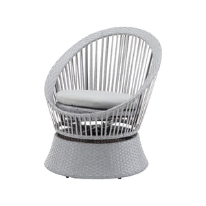 English Elm Christopher Knight Home® - [Set Of 2] 26.7" Modern Swivel Wicker Lounge Chairs With Cushions - Stylish & Versatile For Any Space N767P237032G_2