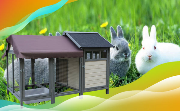English Elm Large Breed Outdoor Doghouse Solid Fir Wood Covered Porch Weatherproof Asphalt Roof W1431S00013