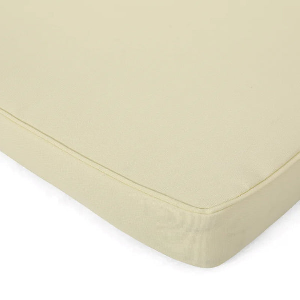 English Elm Christopher Knight Home® - Carolina Loveseat Cushion Set - Cream Outdoor Seat & Back Cushions, Weather-Resistant Comfort & Style N775P270133C