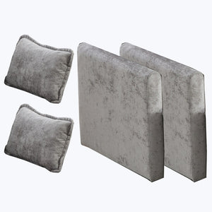 English Elm Cloud Sofa Modular Armrest Unit Chenille Upholstered Cushioned Seat for Living Spaces W1143P480028