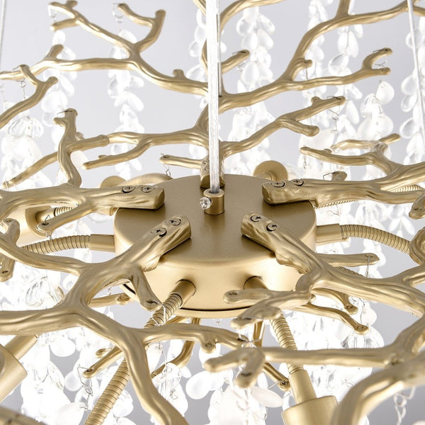 English Elm 8-light Gold Farmhouse Chandelier Seeded Glass Shades for Dining Room or Kitchen W5008P466526