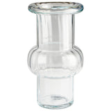 Hurley Vase Clear 09988 Cyan Design