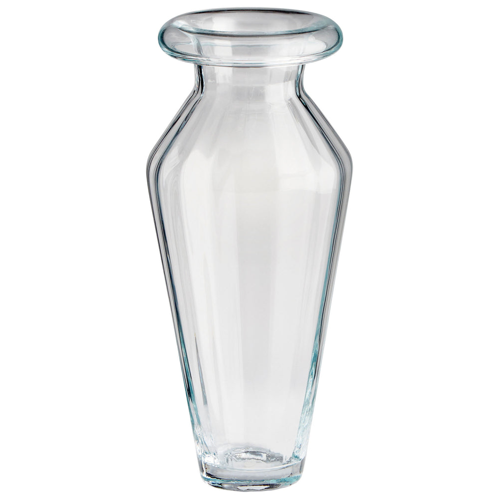 Rocco Vase Clear 09989 Cyan Design