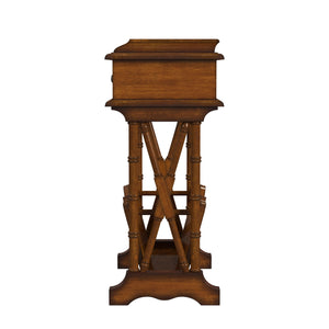 Butler Specialty Cummings Elegant Rectangular Wood End Table With Drawer And Magazine Storage For Modern Living Spaces Medium Brown Poplar Hardwood Solids,Birch Veneer,Mdf 999101-butler