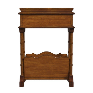 Butler Specialty Cummings Elegant Rectangular Wood End Table With Drawer And Magazine Storage For Modern Living Spaces Medium Brown Poplar Hardwood Solids,Birch Veneer,Mdf 999101-butler