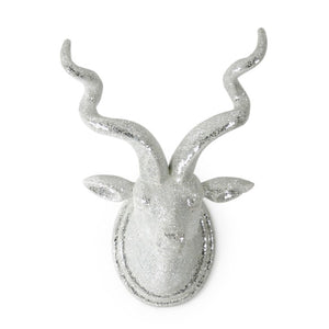 Zentique Kudu Fiberglass Wall Sculpture – Realistic Kudu Head with Spiral Horns, Lightweight Durable Decor (26.5"x41") 9G2938B