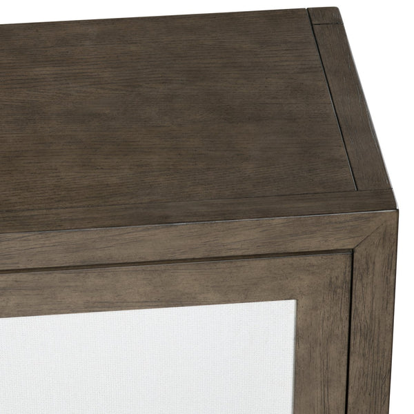 Crestview Collection Transitional Media Sideboard: Elegant Brown Finish, Wicker Paneling & Ample Storage For Living Spaces Brown Solid Wood Cvfdr1204