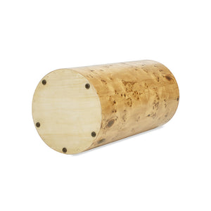 English Elm Nebula Burl Wood Pillar Side Table Sculptural Accent Pedestal Organic Grain Modern B2719P277869