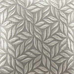 JLA Home Croscill Home - Square Embroidered Leaf Decor Pillow with Goose Feather Insert, 20"x20" Luxury Cotton-Linen Accent CHM30-0015