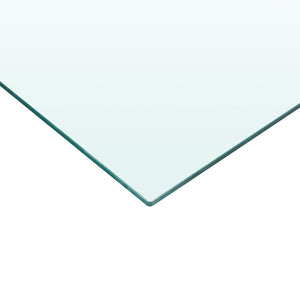 English Elm Square Tempered Glass Top - 39.3" Durable Surface For Dining & Coffee Tables, Diy Projects & More W1718P352256-GIGA