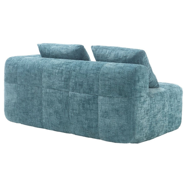 English Elm United Chenille Loveseat Sofa - Modern Minimalist Sleeper For Cozy Living Rooms & Small Spaces W1568P255146-GIGA