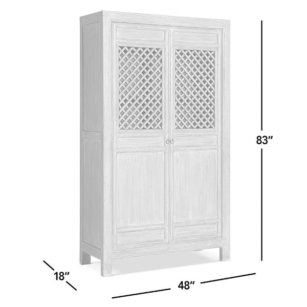 English Elm Rowan Reclaimed Pine Two Door Accent Cabinet with Carved Handles Rustic Storage B2719P474441