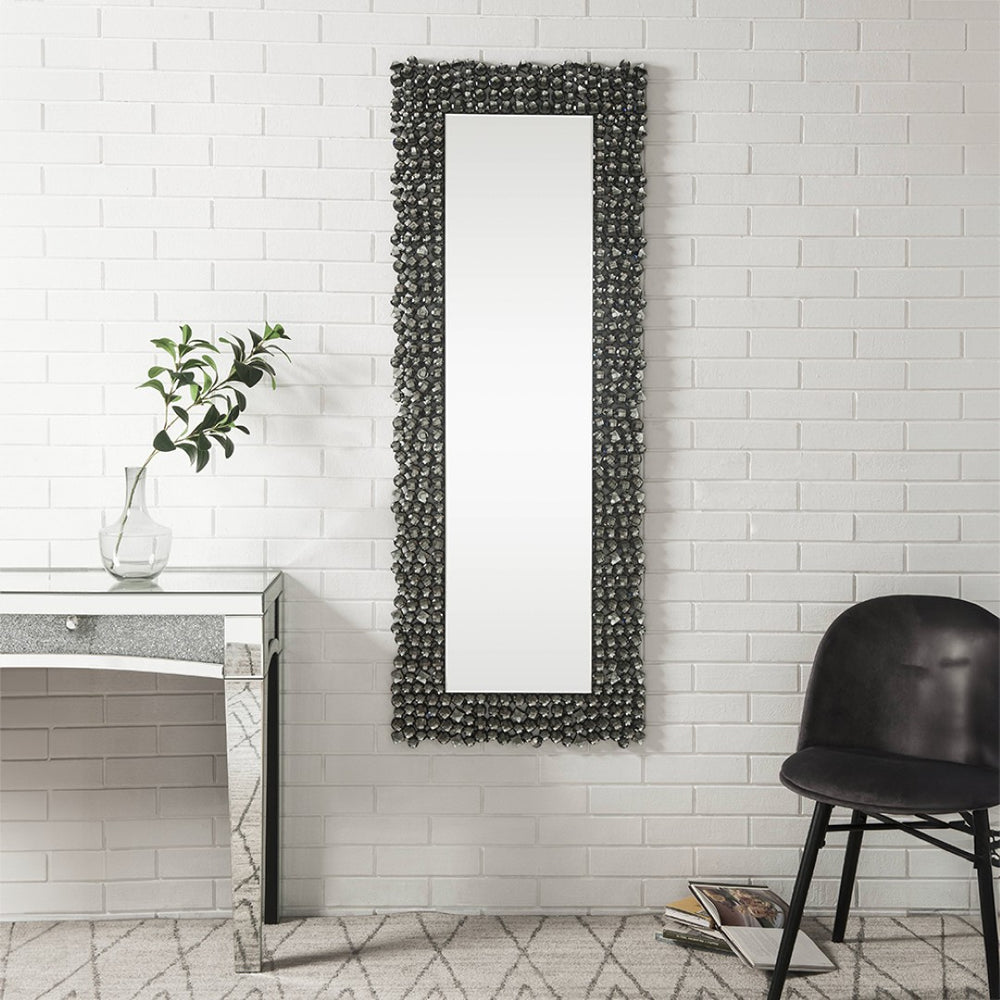 English Elm Kachina Jeweled Beveled Wall Mirror Tall Glamour Accent for Entryway or Bedroom B2726P446698