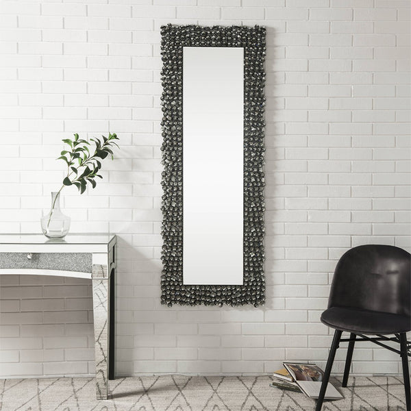 English Elm Kachina Jeweled Beveled Wall Mirror Tall Glamour Accent for Entryway or Bedroom B2726P446698