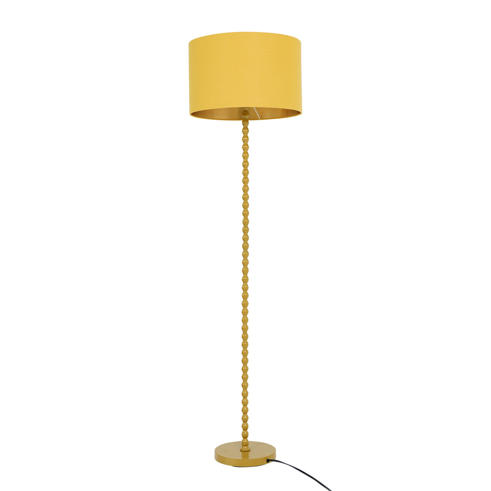 English Elm Ashcroft Furniture - Modern Orbit Floor Lamp - Stylish Ochre & Gold Corner Lighting For Living Rooms, Bedrooms, Offices B183P315104