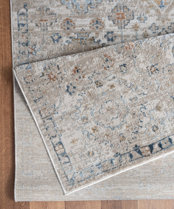 English Elm Noble Ivory Area Rug 5'3" X 7'3" – Durable, Soft, Stain Resistant, Perfect For High-Traffic Areas B186P181085