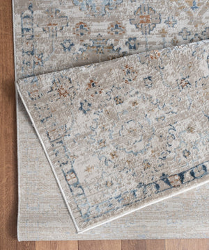 English Elm Noble Ivory 2 Ft. X 3 Ft. Area Rug - Soft, Durable, Stain-Resistant With Low Profile For High Traffic Areas B186P181087