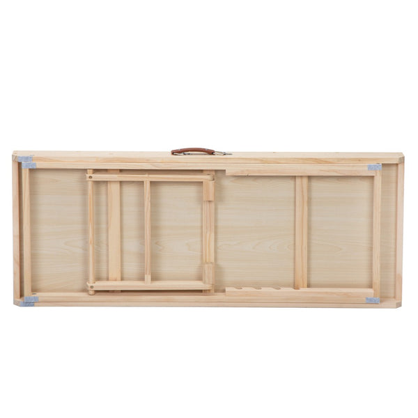 English Elm 39" Folding Pinewood Pet Ramp with Non-slip Surface and Adjustable Height for Dogs W2181P357575