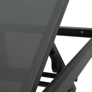 English Elm Christopher Knight Home® - CAPE Coral KD Chaise Lounge Set of 2 - Breathable Mesh, Rust-Resistant Aluminum, 4-Position Recline, Wheels N779P180399B