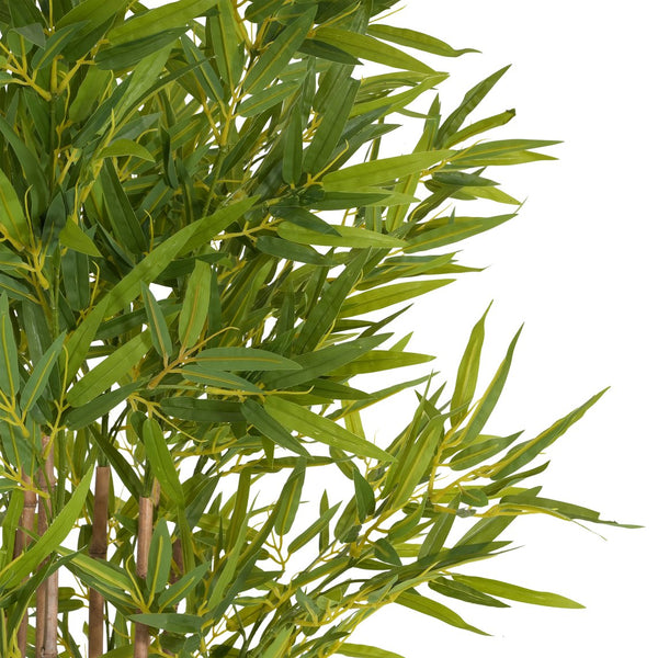 English Elm Christopher Knight Home® - 70" Artificial Bamboo Tree in Black Plastic Pot — Lifelike 70" Green Bamboo, Pre-Potted, Low-Maintenance Decor N772P286761G