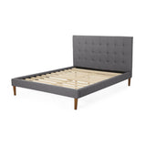 Christopher Knight Home® Upholstery Queen Size Bed -Charcoal-Combo