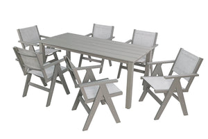 English Elm A lightweight wooden-texture side table with double-tier storage, portable, waterproof, ideal for patio and camping Light Gray W2085P364131