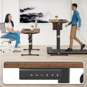English Elm Stary Electric Height-Adjustable Standing Desk With Ergonomic Design & Memory Control For Home Office T3623P339394-GIGA