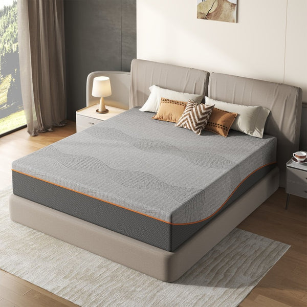 English Elm King Size 14 Inch Cooling Memory Foam Mattress Certified Safe Medium Feel Hotel Grade W2889P423147