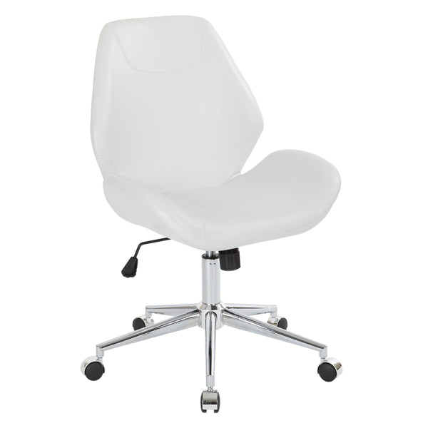 OSP Home Furnishings Chatsworth Office Chair White