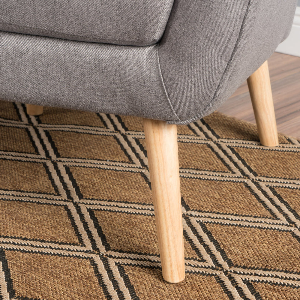 English Elm Christopher Knight Home® - CLUB Chair with Tufted Wingback Design, Rubberwood Tapered Legs, Stain-Resistant Polyester Upholstery Grey 60751.00GRY