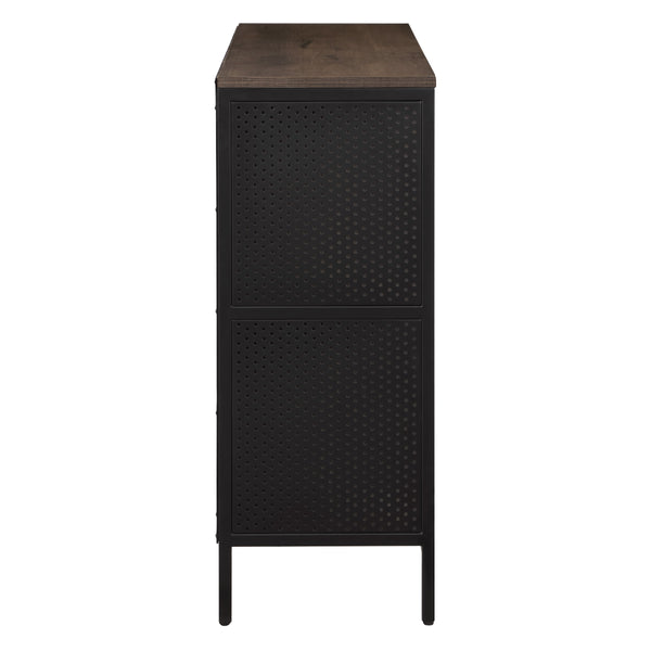 OSP Home Furnishings Ace 8 Cube Bookcase/Storage  Ash