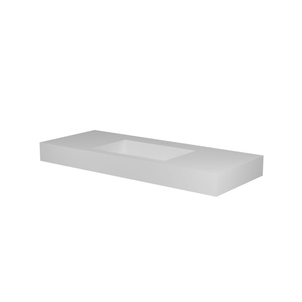 English Elm Solid Surface Pedestal Basin Sculptural Bathroom Sink with Non-porous Seamless Design W2704P206063