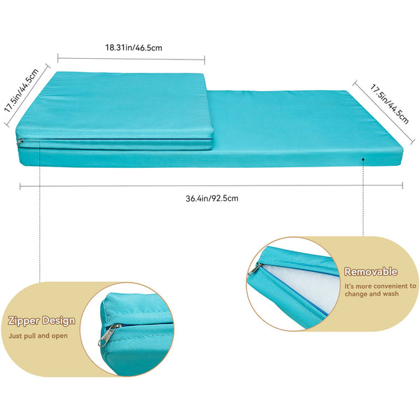 English Elm Four-Piece Outdoor Rattan Sofa Set With Emerald Green Cushions & Stylish Glass Table For Patios W3152P269438