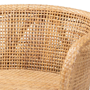 English Elm Modern Seagrass Woven Acacia Wood Counter Stool with Padded Seat for Kitchen Islands B2750P467709