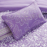 Mi Zone Riley Casual Comforter Set MZ10-224 Purple