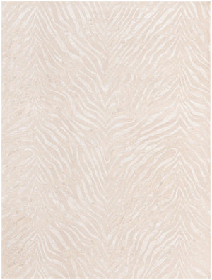 Unique Loom Finsbury Meghan Machine Made Animal Print Rug Ivory Beige,  9' 0" x 12' 0"