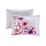 Intelligent Design Olivia Casual Floral Comforter Set ID10-238 Pink