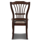 English Elm Jace Brown Side Chairs With Slat Back (Set Of 2)