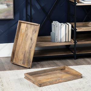 Crestview Collection Rustic Mango Wood Bookcase With Industrial Metal Frame - 12 Adjustable Shelves For Stylish Storage Brown Solid Wood Cvfnr4602