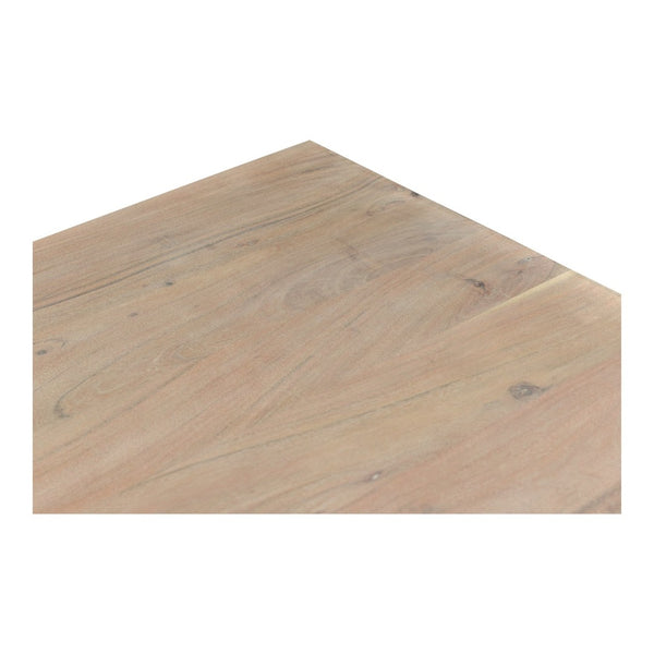 English Elm Tanya Solid Acacia Wood Rectangular Dining Table Seats Eight in Grey Finish B2769S00010